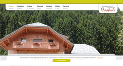 Desktop Screenshot of camping-bergfriede.com
